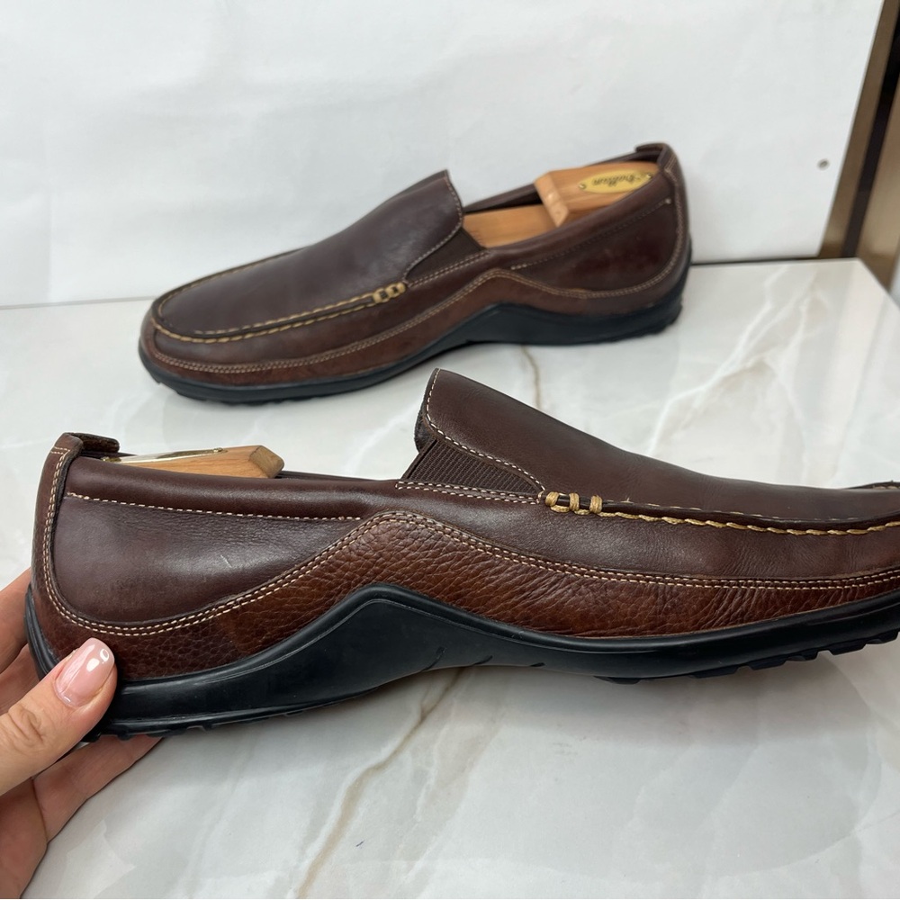 COLE HAAN Tucker Venetian Loafer Leather Brown Men Shoes Size 11.5 M Slip On - Picture 7 of 14